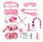 Leather Goods Plush 14-Piece Set Erotic Adult Bondage Rear Anal Plug