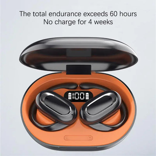 T35 can talk, run, exercise, wireless OWS over the ear Bluetooth earphones with noise reduction and long battery life