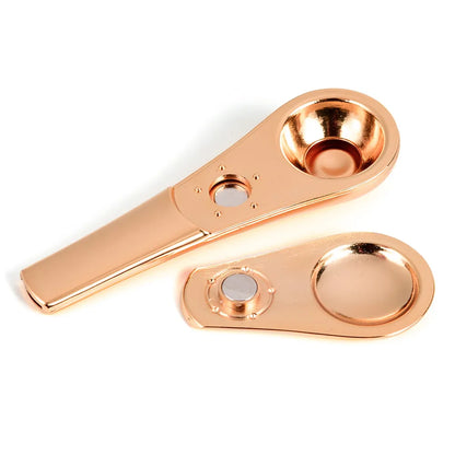 Wholesale Creative Mini Spoon Smoking Portable Herb Metal Hookah Tobacco Accessories Zinc Alloy Spoon Smoking Pipe